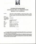 Österreich Schwarzdrucke MiNr. 996-1011 auf 9 Erläuterungsblättern