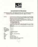 Österreich Schwarzdrucke MiNr. 1012-1023 auf 7 Erläuterungsblättern