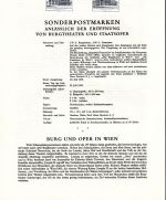 Österreich Schwarzdrucke MiNr. 1012-1023 auf 7 Erläuterungsblättern