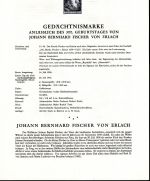 Österreich Schwarzdrucke MiNr. 1024-1030 auf 6 Erläuterungsblättern