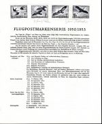 Österreich Schwarzdrucke MiNr. 981-995 auf 7 Erläuterungsblättern