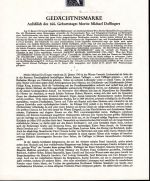 Österreich Schwarzdrucke MiNr. 929-958 auf 7 Erläuterungsblättern