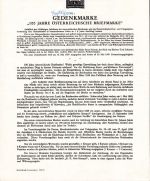 Österreich Schwarzdrucke MiNr. 929-958 auf 7 Erläuterungsblättern
