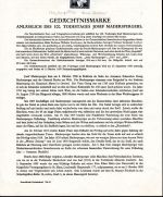 Österreich Schwarzdrucke MiNr. 929-958 auf 7 Erläuterungsblättern