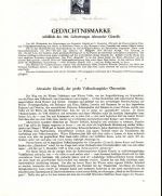 Österreich Schwarzdrucke MiNr. 929-958 auf 7 Erläuterungsblättern