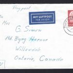 Bund MiNr. 192 Einzelfrankatur