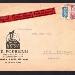 Bund MiNr. 192 Einzelfrankatur auf Expressbrief