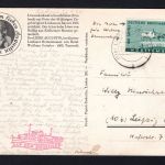 franz. Zone Württemberg MiNr. 49 Einzelfrankatur auf Ansichtskarte