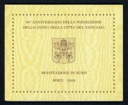 Vatikan 2009 Kursmünzensatz/ KMS im Folder ST