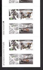 Färöer Markenheftchen mit MiNr. 981-982 postfrisch Postrouten