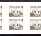 Färöer Markenheftchen mit MiNr. 977 postfrisch Kegelrobbe
