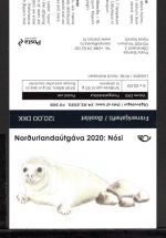 Färöer Markenheftchen mit MiNr. 977 postfrisch Kegelrobbe