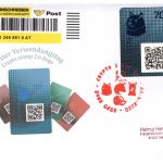 Österreich Cryp MiNr. 3540 ANK 2b Doge grün auf Ersttagsbriefe/ FDC