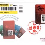 Österreich Cryp-stamp MiNr. 3539 ANK 5b Dachs grün, Ersttagsbriefe/ FDC