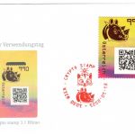 Österreich Cryp MiNr. 3616 ANK 8a Rhino schwarz WIEN Ersttagsbriefe/ FDC