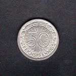 Weimar 1928 J 50 Reichspfennig
