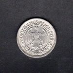 Weimar 1928 J 50 Reichspfennig