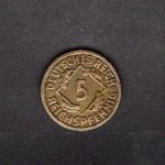 Weimar 1925 E 5 Reichspfennig