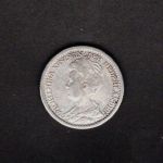Niederlande 1918 25 Cents Wilhelmina