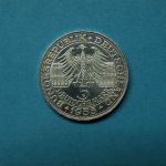 Bund 1955 5 DM Markgraf von Baden, Originalmünze!