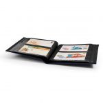 Leuchtturm FDC-Album für 200 Briefe, inkl. Kassette Blau neuwertig