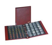 Lindner Ringbinder Weinrot Rondo Regular 20 Hüllen neuwertig