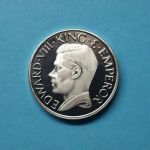 England 1996 Medaille 25 Euro Edward VIII. Piedfort 925 Silber PP