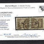 Weimar Infla MiNr. 325 wb gestempelt senkr. Paar, Kurzbefund Meyer