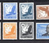 Deutsches Reich MiNr. 529-537 y + 539 y postfrisch Fotoattest Oechsner