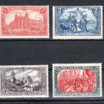 Deutsches Reich MiNr. 78-81 mit Falz geprüft BPP