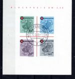 franz. Zone Rheinland-Pfalz MiNr. Block 1/I gestempelt geprüft Schlegel