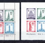 franz. Zone Baden MiNr. Block 1 A + B postfrisch geprüft Schlegel