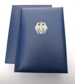 Bund Ministerbuch 1997 postfrisch im Kunstledereinband mit Kassette