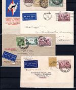Australien 15 Flugpostbelege aus 1934-1938