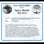 USA Space-Medal Brief #3 Space Shuttle Sts-61 A