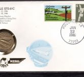 USA Space-Medal Brief #4 Space Shuttle Sts-61 C