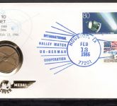 USA Space-Medal Brief #5 Komet Halley