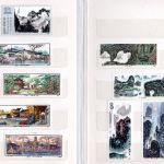 China VR Satin-Büchlein mit MiNr. 1528-33, 1643-46, 1629-36 postfrisch