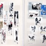 China VR Satin-Büchlein mit MiNr. 1399-408, 1565-80, 1640-42 postfrisch