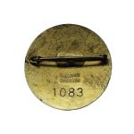 Bronzeanstecker Olympische Spiele 1936 Berlin farbig emailliert von Osang