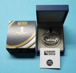 Frankreich 2015 10 Euro Rugby World Cup, Zertifikat Etui Umkarton PP