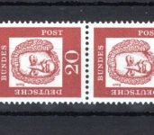 Bund MiNr. 352 x R postfrisch 5er Streifen Nr. 330