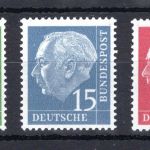 Bund MiNr. 183-158 y R postfrisch Nr. 985, 865, 0190