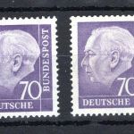 Bund MiNr. 263 x w R postfrisch Nr. 0770 + 0635