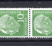 Bund MiNr. 183 y R postfrisch Nr. 565 unten, 5er Streifen