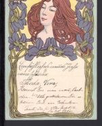 Jugendstil-Postkarte 1903