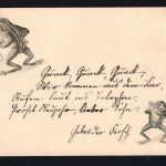 Jugendstil-Postkarte 1903