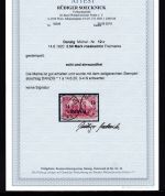 Danzig MiNr. 12 c Ersttagsstempel Fotoattest Soecknick