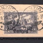 Danzig MiNr. 13 b Briefstück Fotoattest Gruber