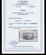 Danzig MiNr. 13 b Briefstück Fotoattest Gruber